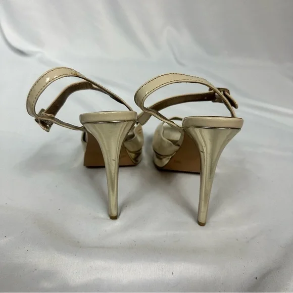 BCBGENERATION Nude and Gold Heels in Size 37.5/7.5 - Picture 3 of 6